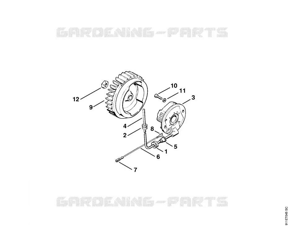 Dispositif d'allumage Stihl Pompes à eau Pompes à eau P P 840  P 840