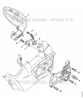 Protège main, Frein de chaîne pour Stihl MSA 160 T