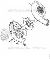 Carter de turbine, Turbine pour Stihl BR 200-D