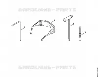 Outils, Accessoires optionnels pour Stihl BR 200-D