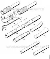 Tube à soufflet, Tube de soufflage pour Stihl BR 340