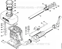 Kit de transformation BR/SR pour Stihl BR 380