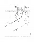 Poignée de commande Ø 67 mm pour Stihl BR 380