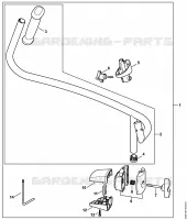 Poignée à deux mains pour Stihl BR 450 C-EF