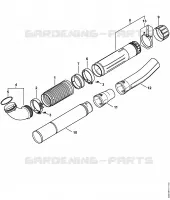 Tube à soufflet, Tube de soufflage pour Stihl BR 450 C-EF