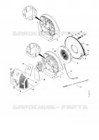 Carter de turbine, Capot pour Stihl BR 500