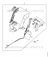 Poignée de commande pour Stihl BR 500