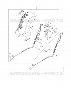 Poignée de commande pour Stihl BR 550