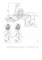 Silencieux, Dispositif d'allumage pour Stihl BR 550