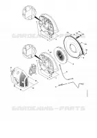Carter de turbine, Capot pour Stihl BR 600