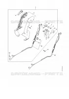 Poignée de commande pour Stihl BR 600