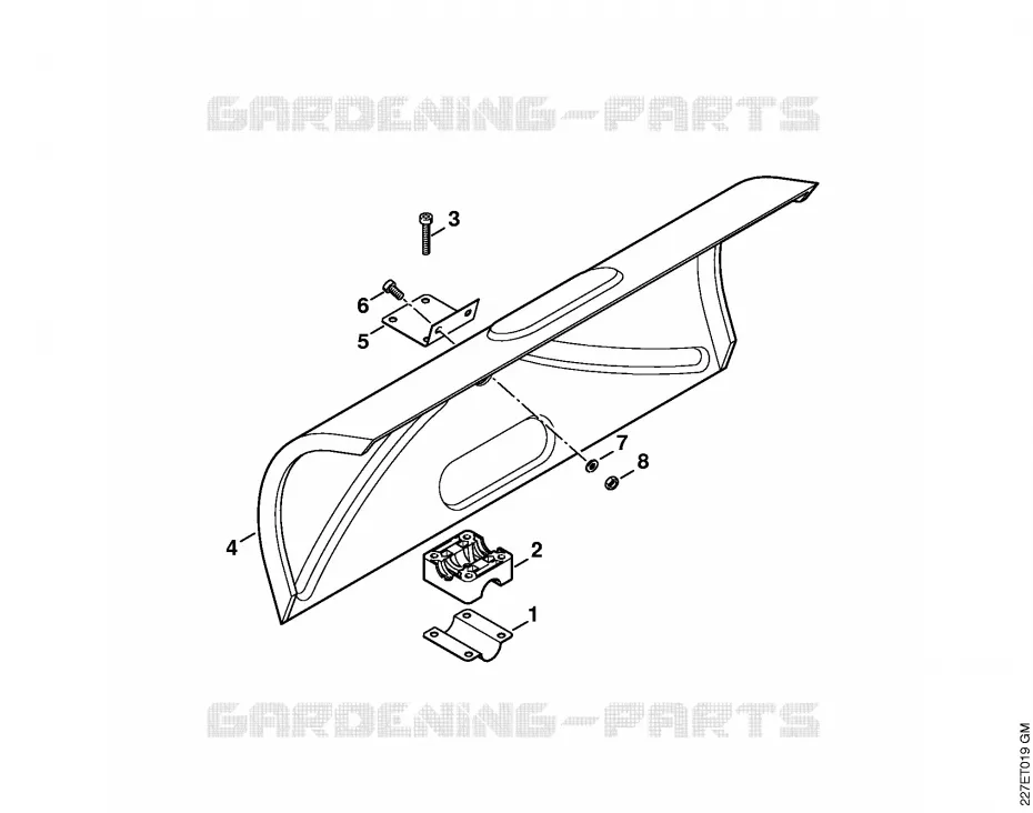 Capot protecteur (03.2005) Stihl Balayeuses Balayeuses KW KW 85  KW 85