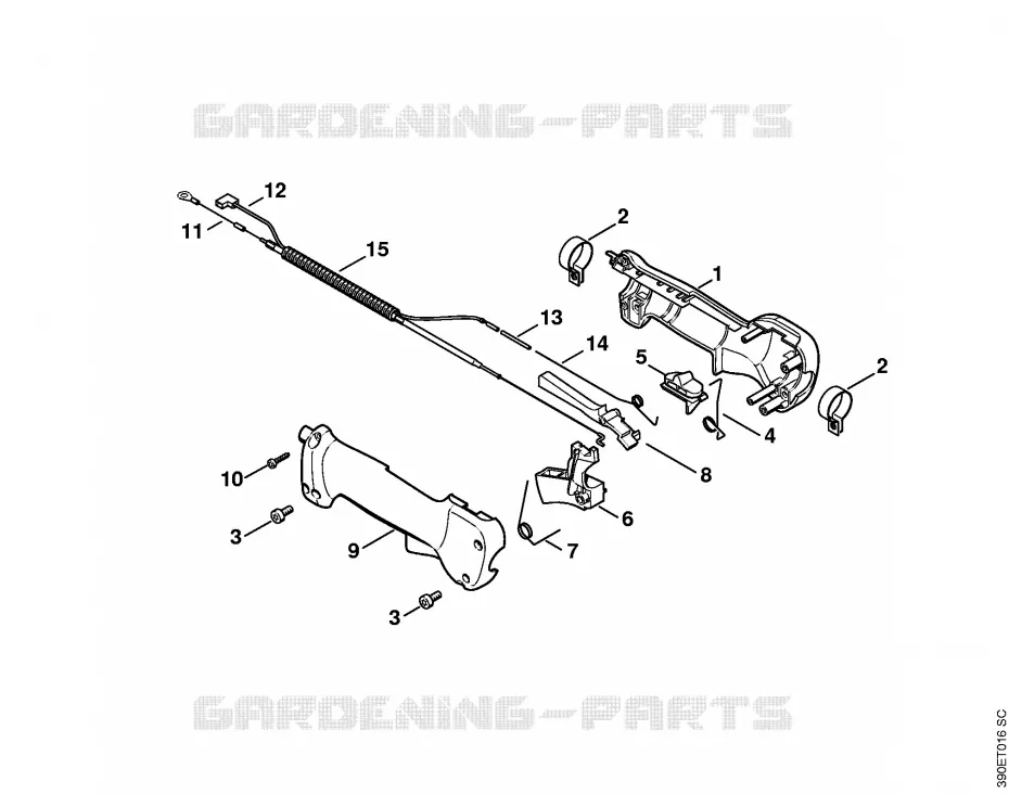 Poignée (24.2002) Stihl Balayeuses Balayeuses KW KW 85  KW 85