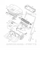 Récipient collecteur, Poignée tubulaire pour Stihl KGA 770