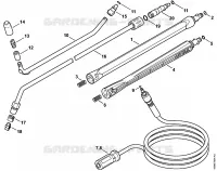 Lance, Flexible haute pression ⇥ 06/2019 pour Stihl RE 109