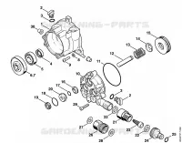 Carter de commande, Carter de pompe pour Stihl RE 125 K