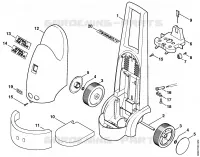 Chariot, Capot pour Stihl RE 126 K