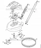 Nettoyeur de surfaces RA 101 pour Stihl RE 126 K