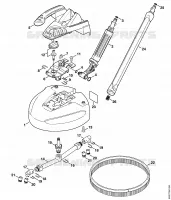 Nettoyeur de surfaces RA 101 pour Stihl RE 141 K
