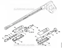 Tête de projection, turbobuse pour Stihl RE 141 K