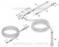 Kit de nettoyage de canalisations, Disp. sablage avec projection d'eau pour Stihl RE 161 K PLUS