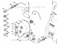 Boîtier électrique pour Stihl RE 142