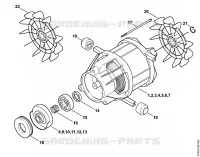Moteur électrique pour Stihl RE 162