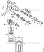 Bloc de soupapes, Raccordement d'eau RE 232 pour Stihl RE 232