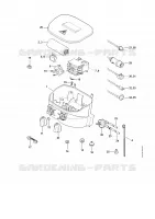 Boîtier électrique, Câble d'alimentation pour Stihl RE 232