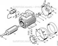 Moteur électrique pour Stihl RE 310 K