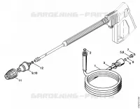 Flexible haute pression, Turbo buse pour Stihl RE 440 K