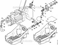 Réservoir d'alimentation en eau pour Stihl RE 440 K