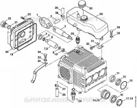 Pompe, piston pour Stihl RE 361 PLUS
