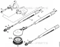 Turbo buse, Turbo brosse (40.2009) pour Stihl RE 361 PLUS