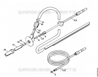 Kit de nettoyage de canalisations, Disp. sablage avec projection d'eau pour Stihl RE 462 PLUS