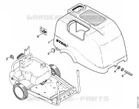 Capot pour Stihl RE 550 W