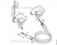 Pistolet, Flexible haute pression pour Stihl RE 550 W