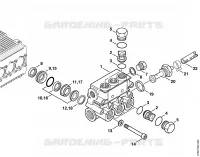 Bloc de soupapes pour Stihl RE 521