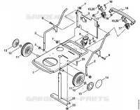 Chariot pour Stihl RE 521