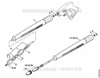 Lance, Turbobuse pour Stihl RE 521