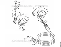 Pistolet, Flexible haute pression pour Stihl RE 521