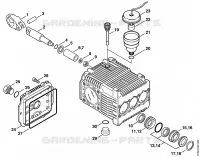 Pompe, piston pour Stihl RE 521