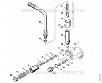 Bloc de réglage et de sécurité pour Stihl RE 640 W
