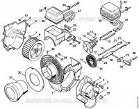 Brûleur ⇥ X 35 800 836 pour Stihl RE 640 W