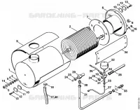 Echangeur de chaleur ⇥ X 35 800 836 pour Stihl RE 640 W
