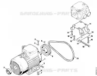 Moteur électrique ⇥ X 22 947 954 (36.95) pour Stihl RE 640 W