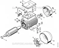 Moteur électrique pour Stihl RE 640 W