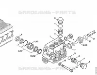 Bloc de soupapes pour Stihl RE 661 PLUS