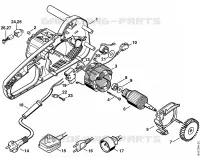Moteur électrique pour Stihl E 180 C