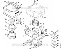 Capot, Carter moteur pour Stihl SE 200